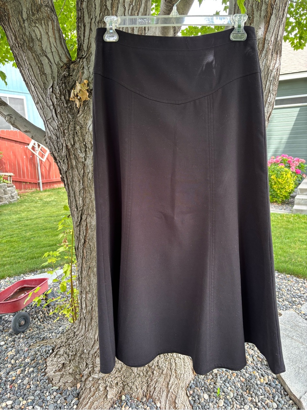 CAbi Black A-Line Skirt